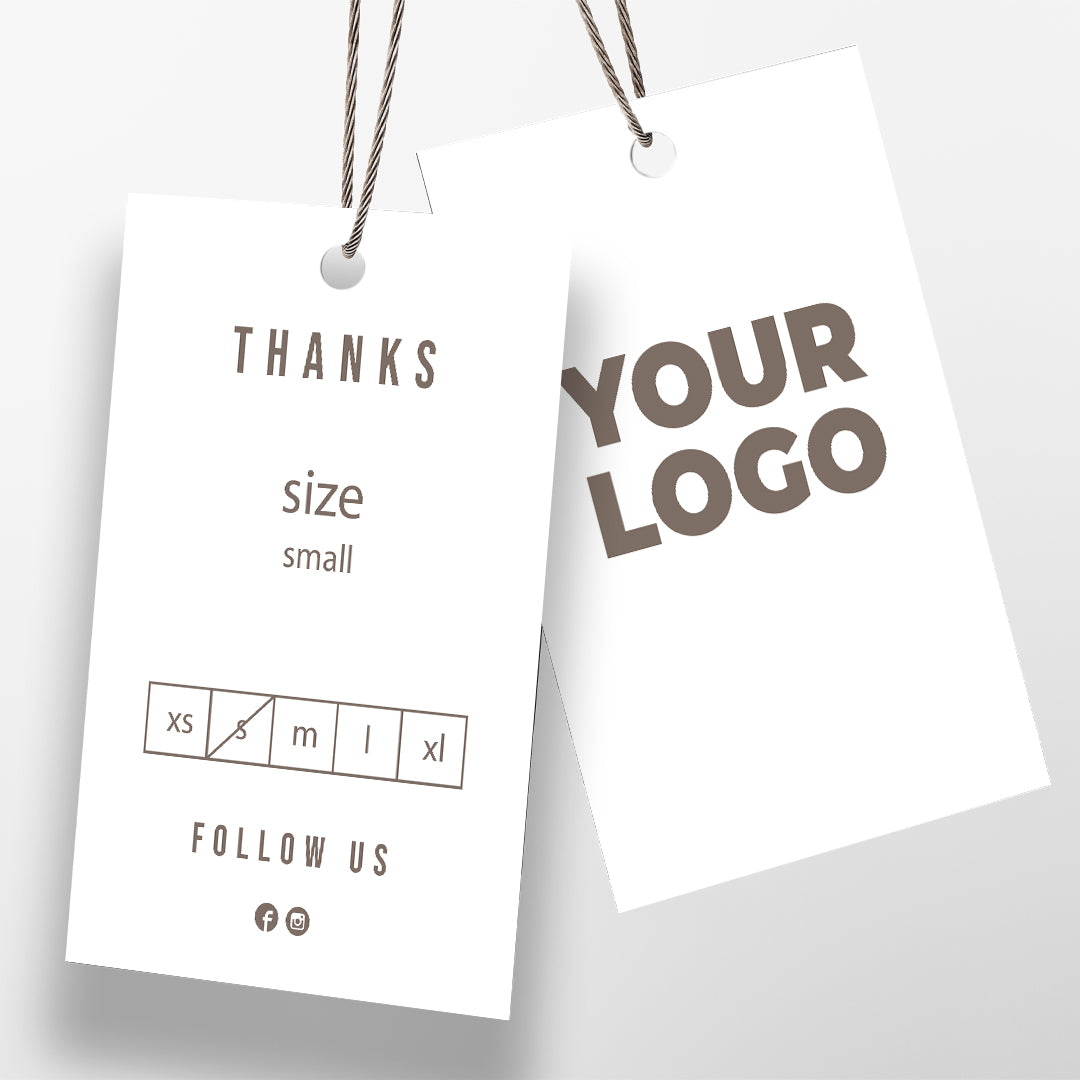 Custom Hang Tags | Clothing Swing Tags | Hanging Tag | Paper Tags | Clothing Tags | Paper Card stock | Tags