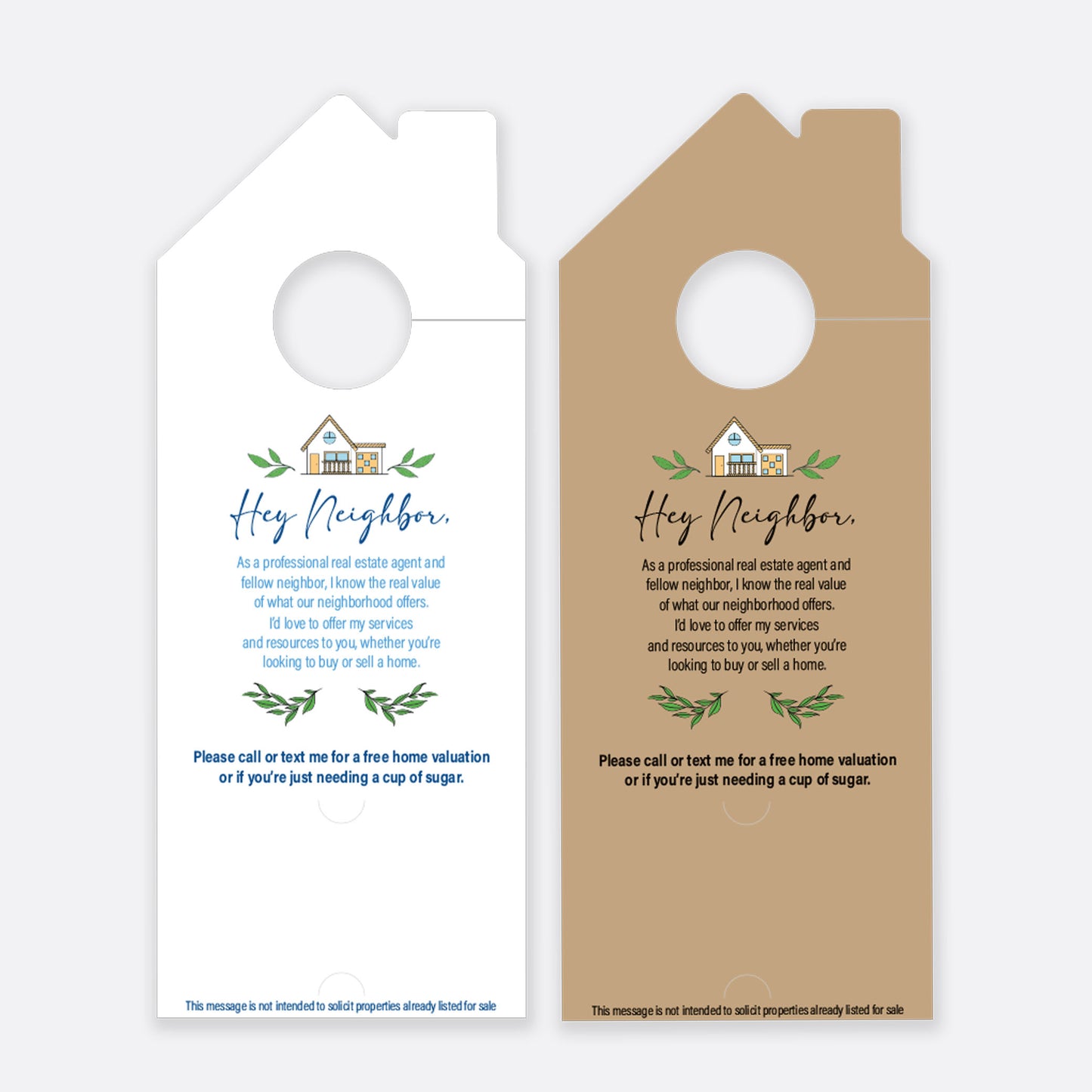 Hey Neighbor | Door Hanger Realtors