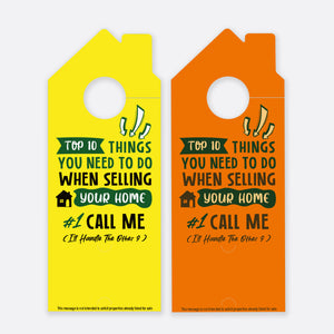 Top 10 Things You Need  | Door Hanger Realtors