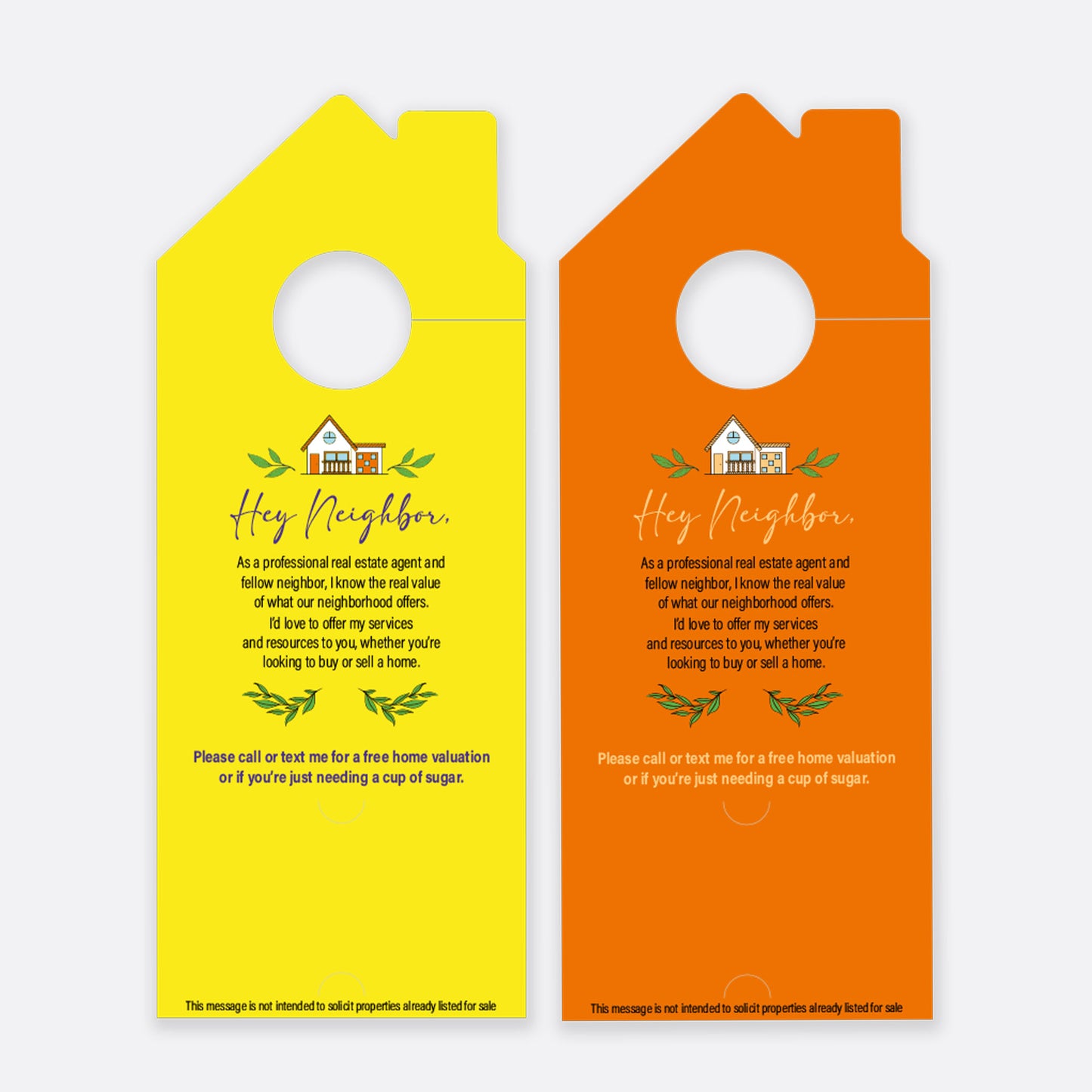 Hey Neighbor | Door Hanger Realtors