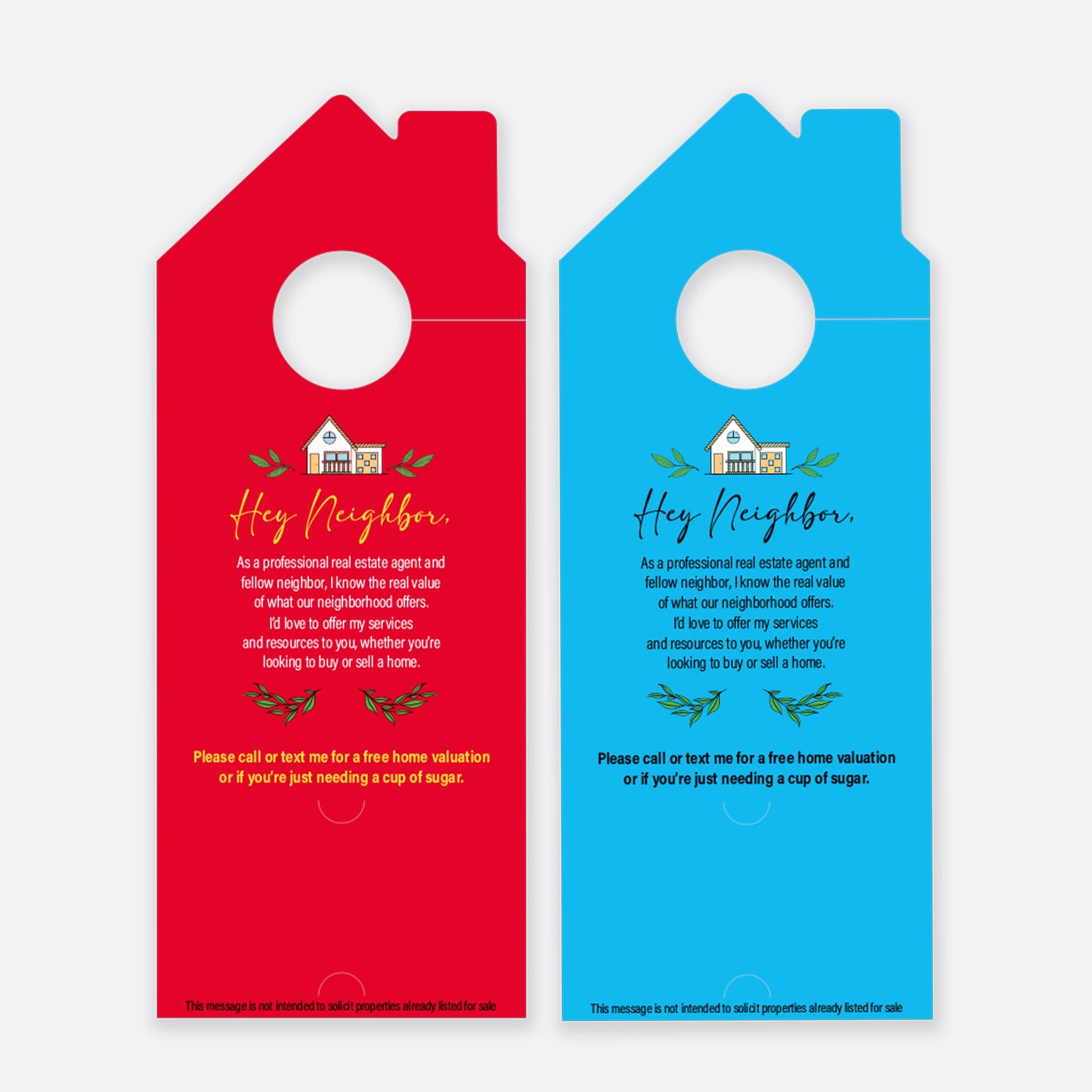 Hey Neighbor | Door Hanger Realtors