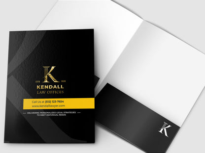 Presentation Folders for Law Firms | Luxury