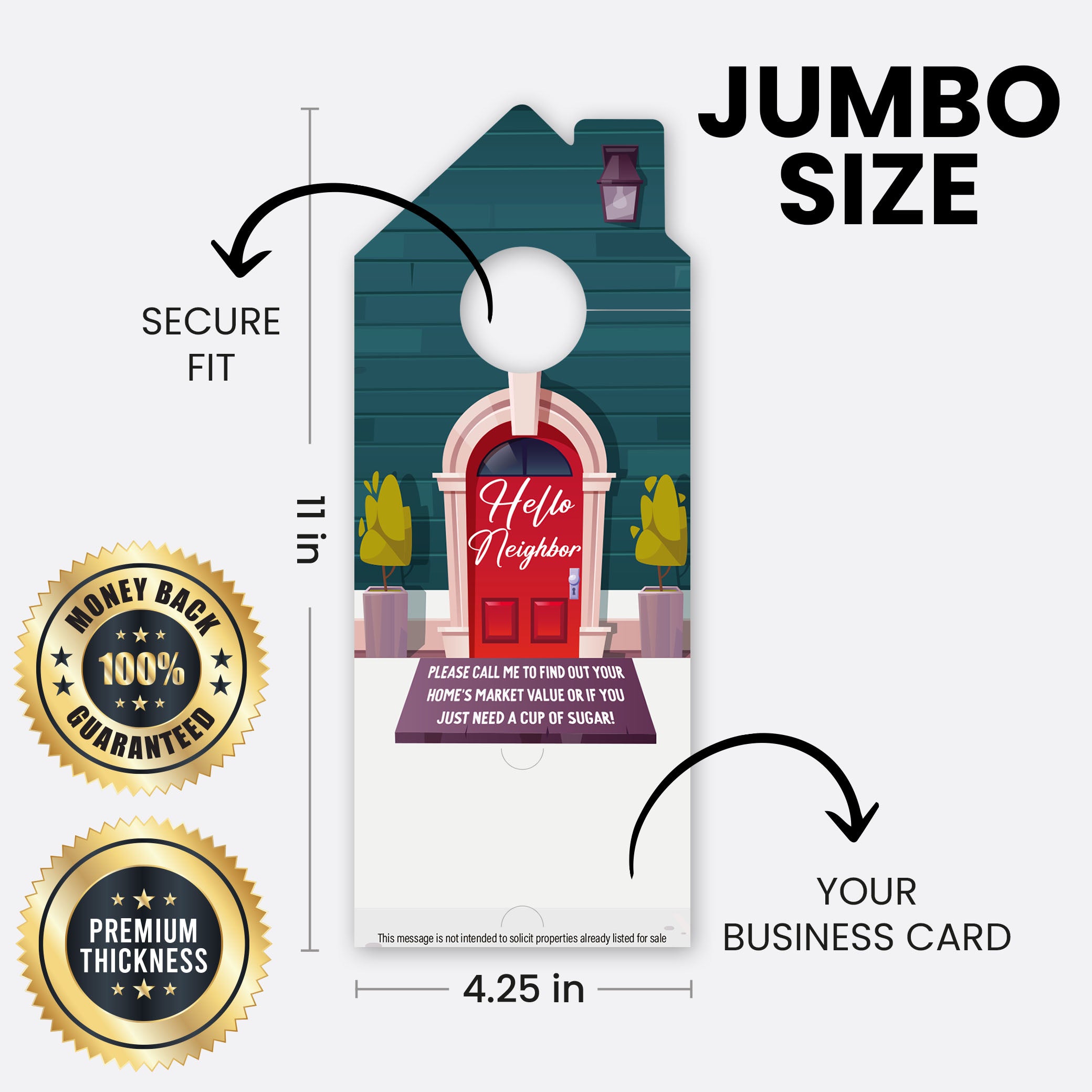 Ready to Quit Renting Real Estate Door Hangers
