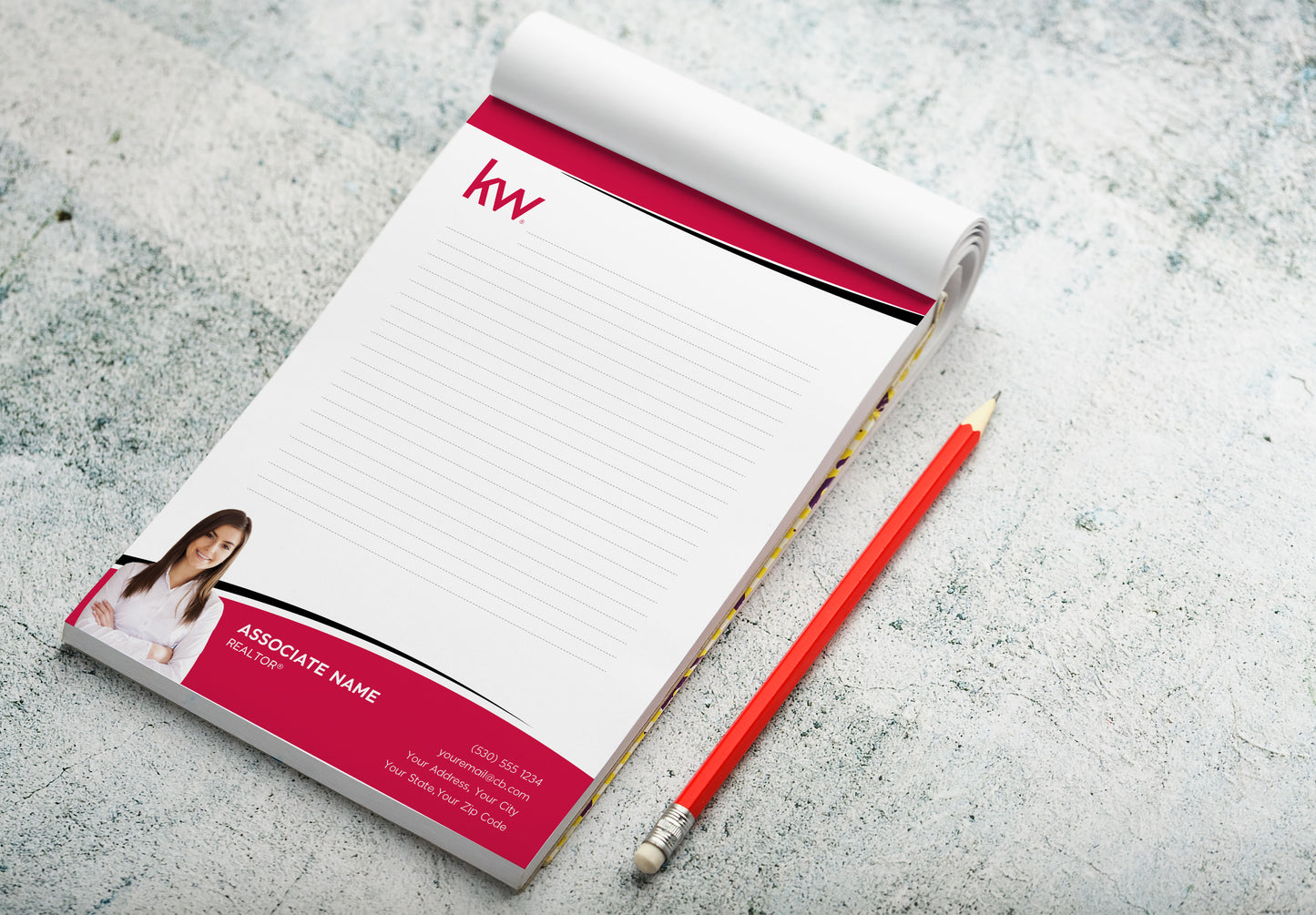 Keller Williams Custom Realtor Notepad