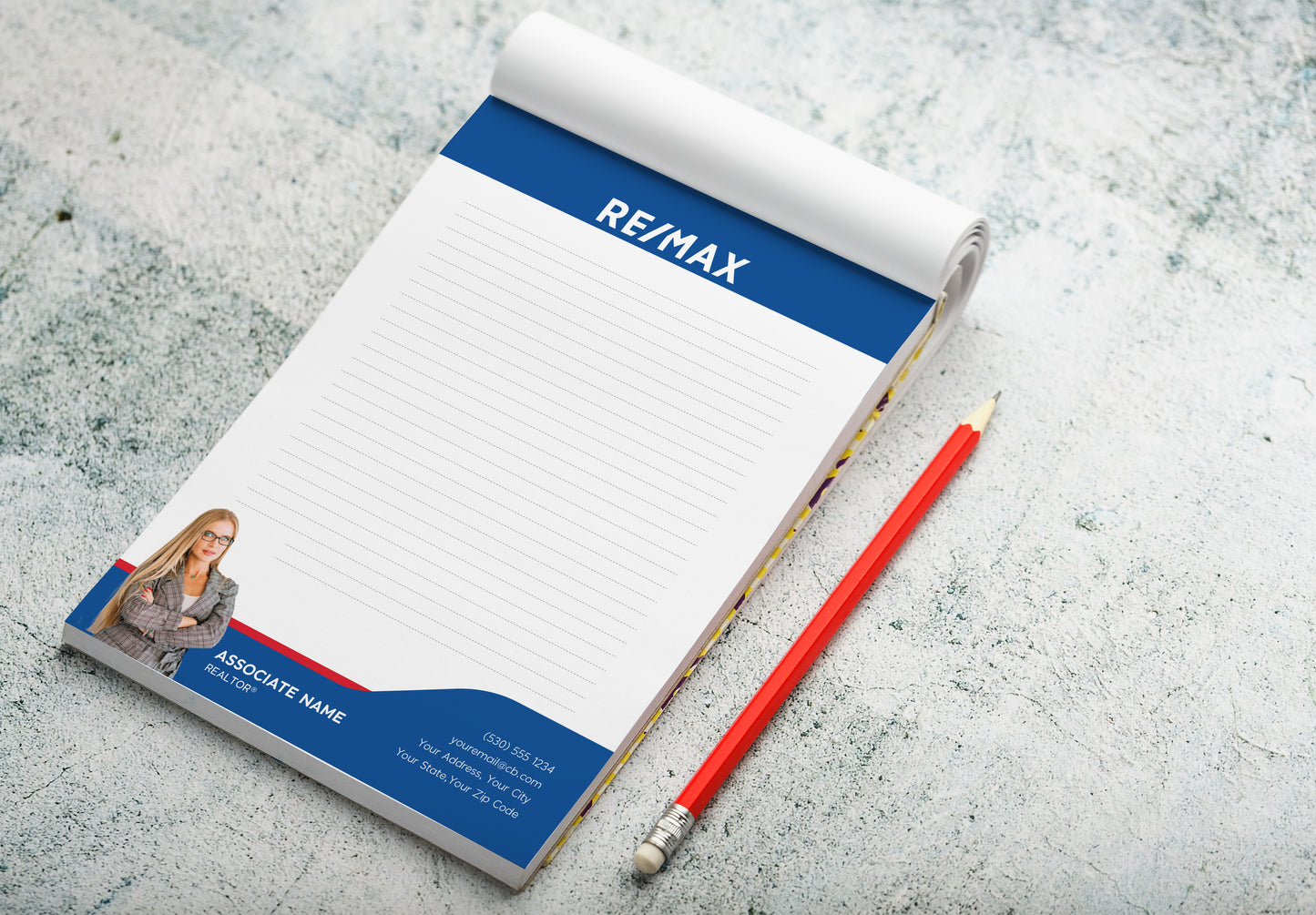 Remax Custom Realtor Notepad