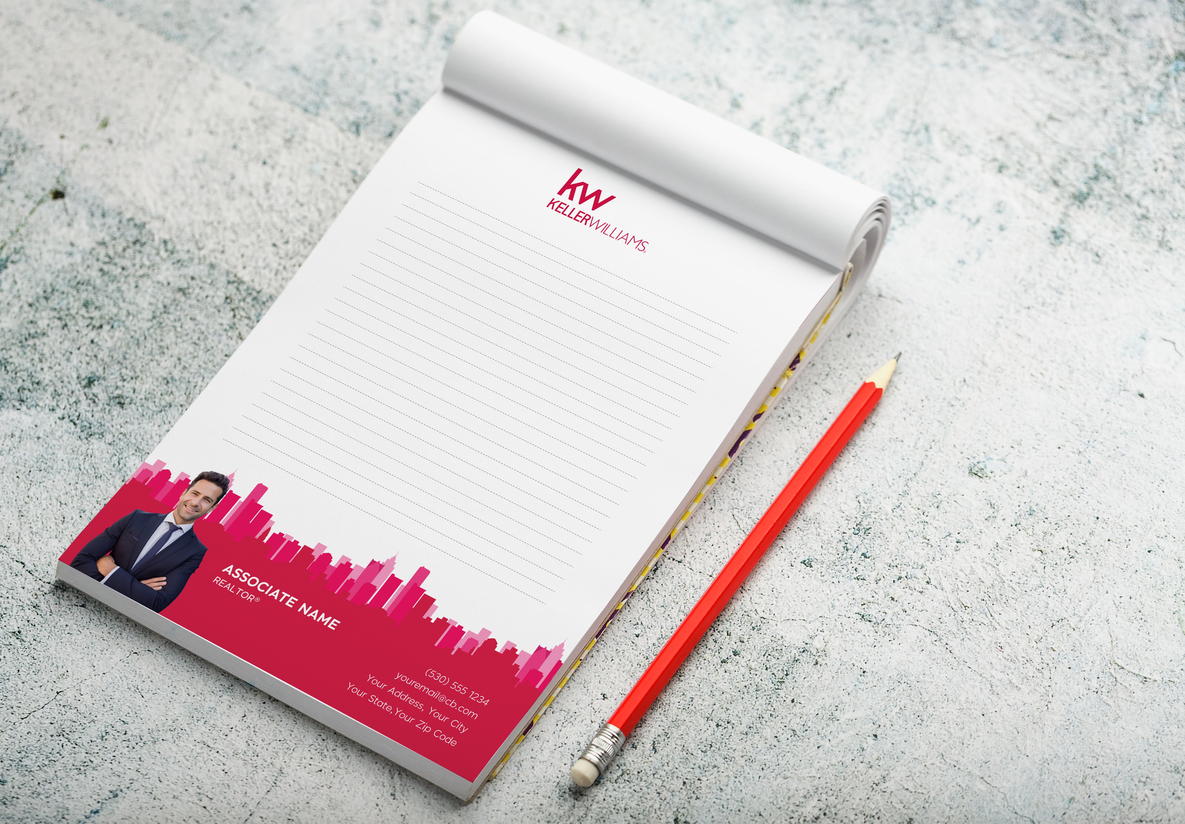 Keller Williams Custom Realtor Notepad