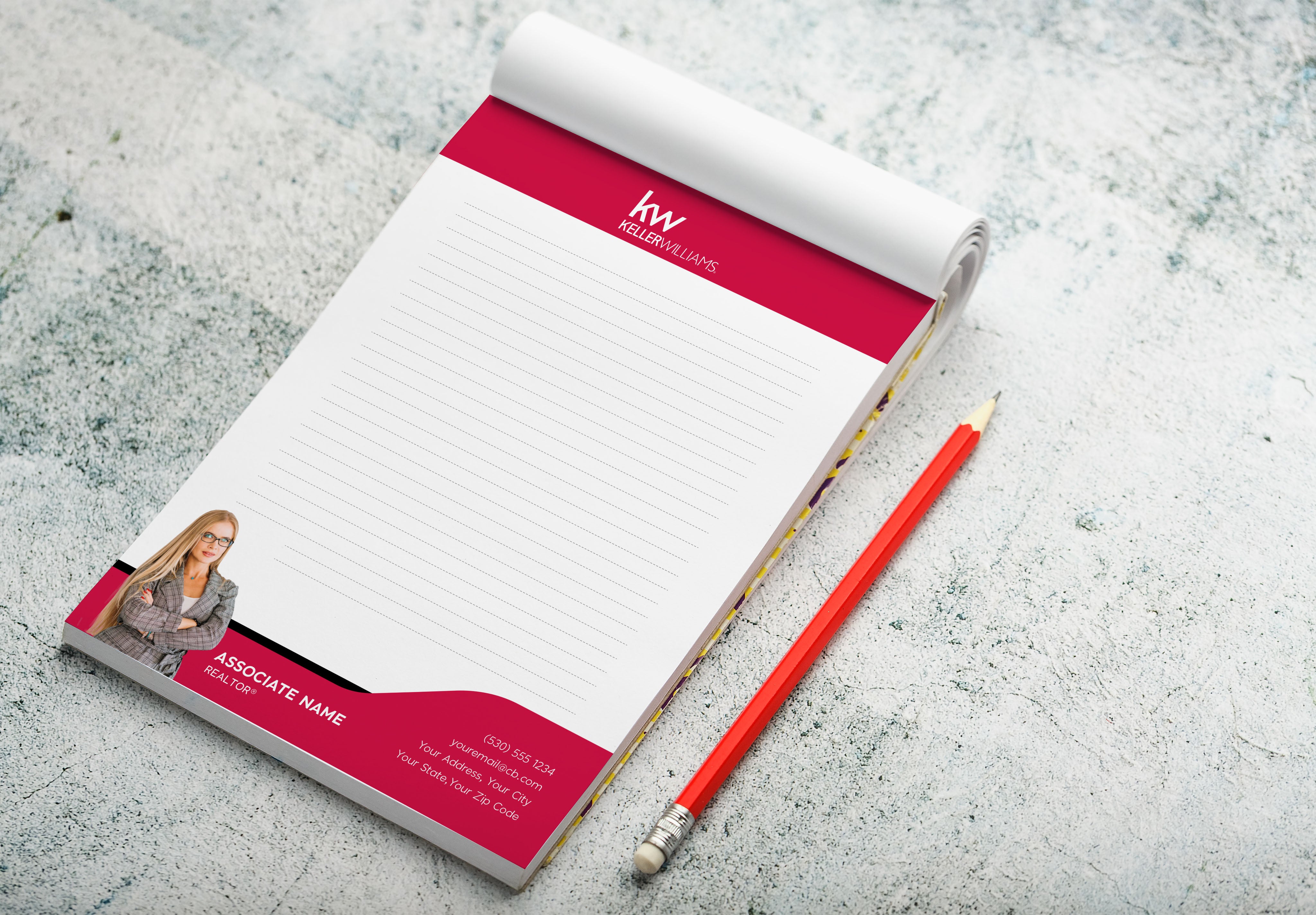 Keller Williams Custom Realtor Notepad