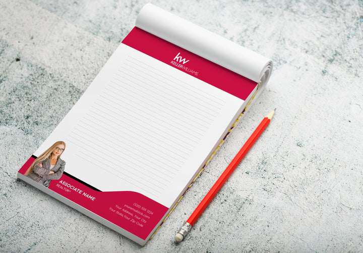 Keller Williams Custom Realtor Notepad