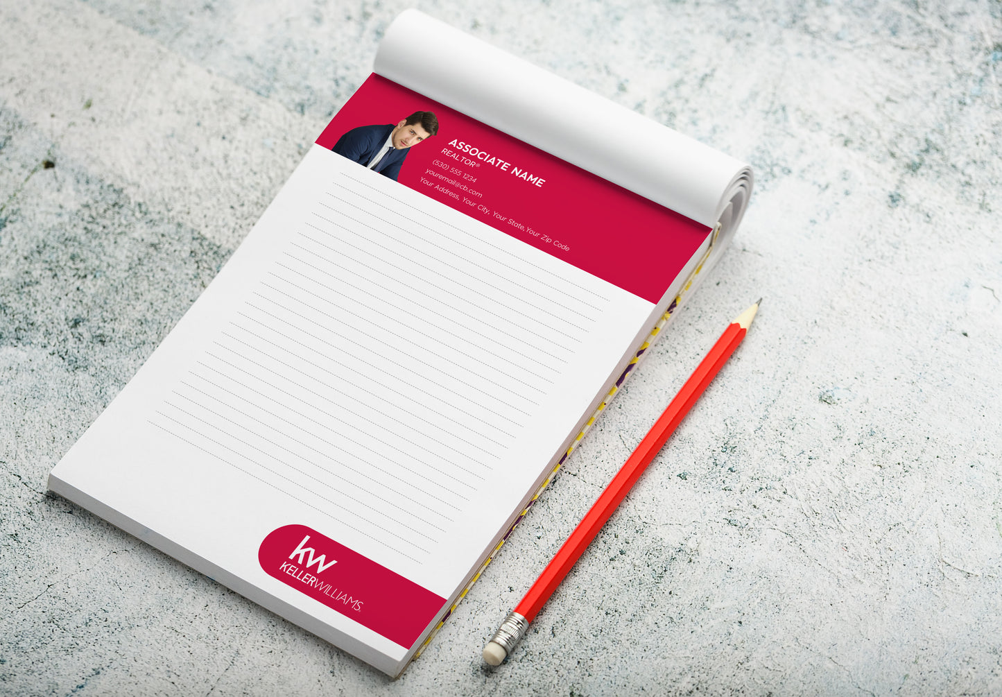 Keller Williams Custom Realtor Notepad