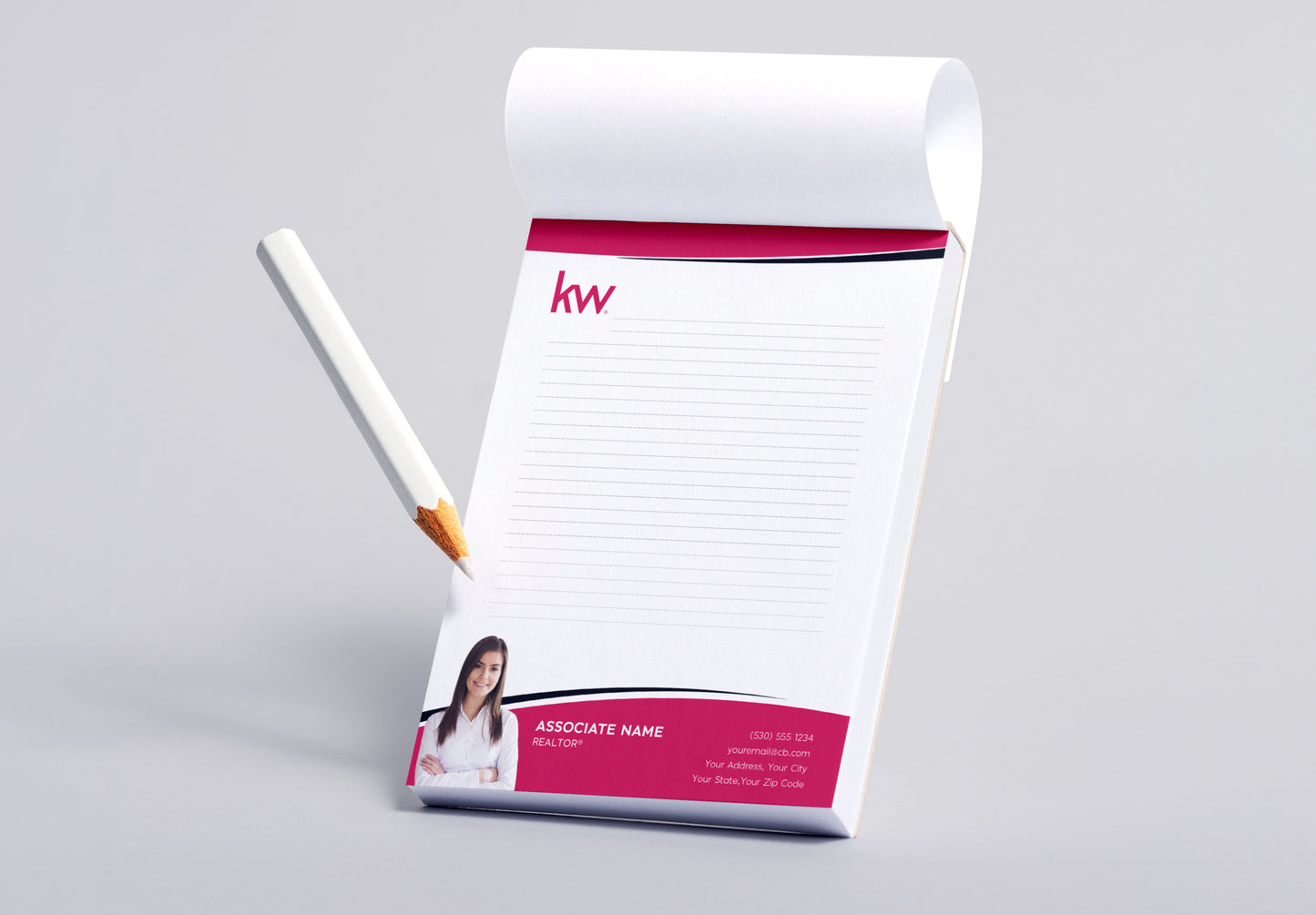 Keller Williams Custom Realtor Notepad