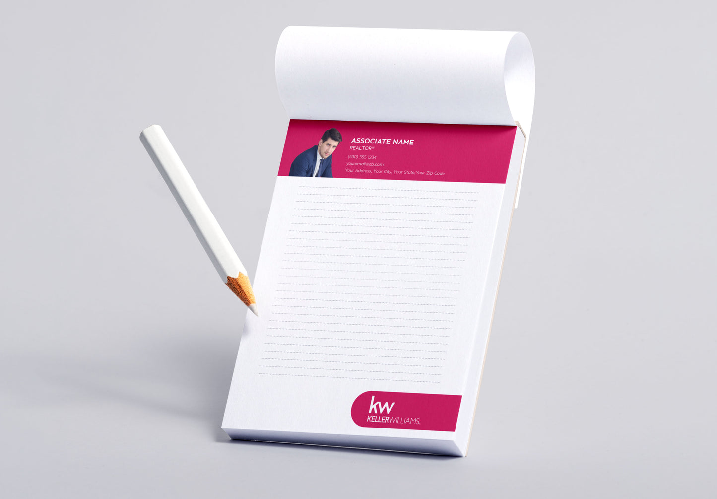 Keller Williams Custom Realtor Notepad
