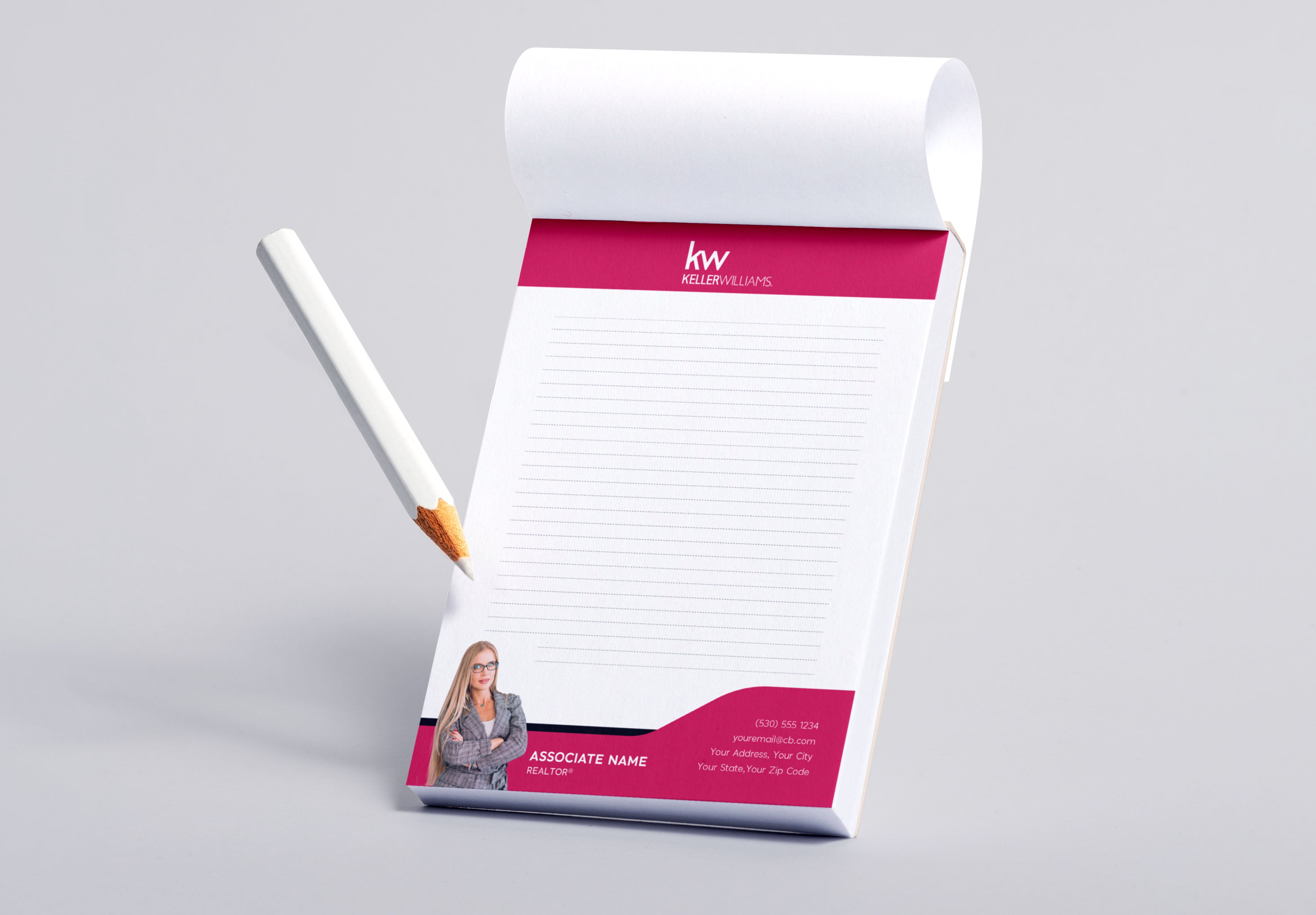 Keller Williams Custom Realtor Notepad
