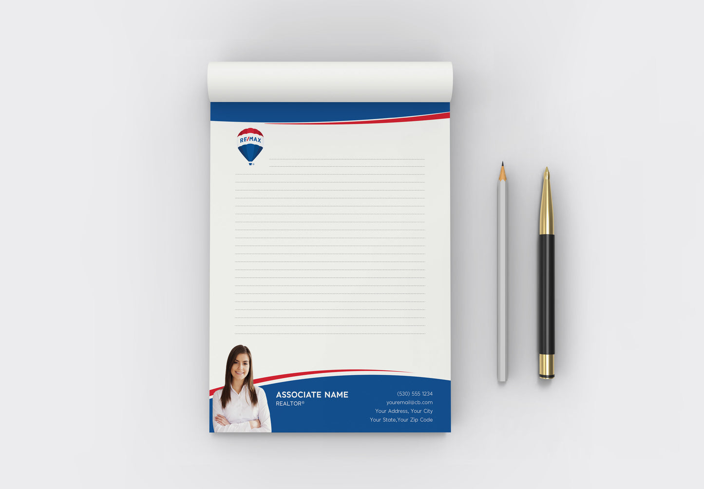 Remax Custom Realtor Notepad