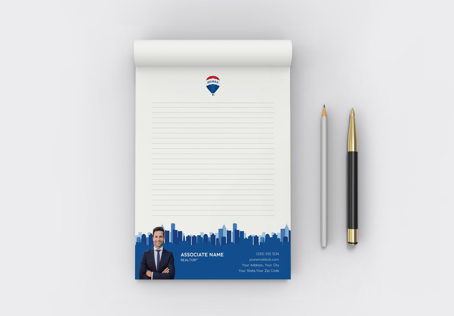 Remax Custom Realtor Notepad
