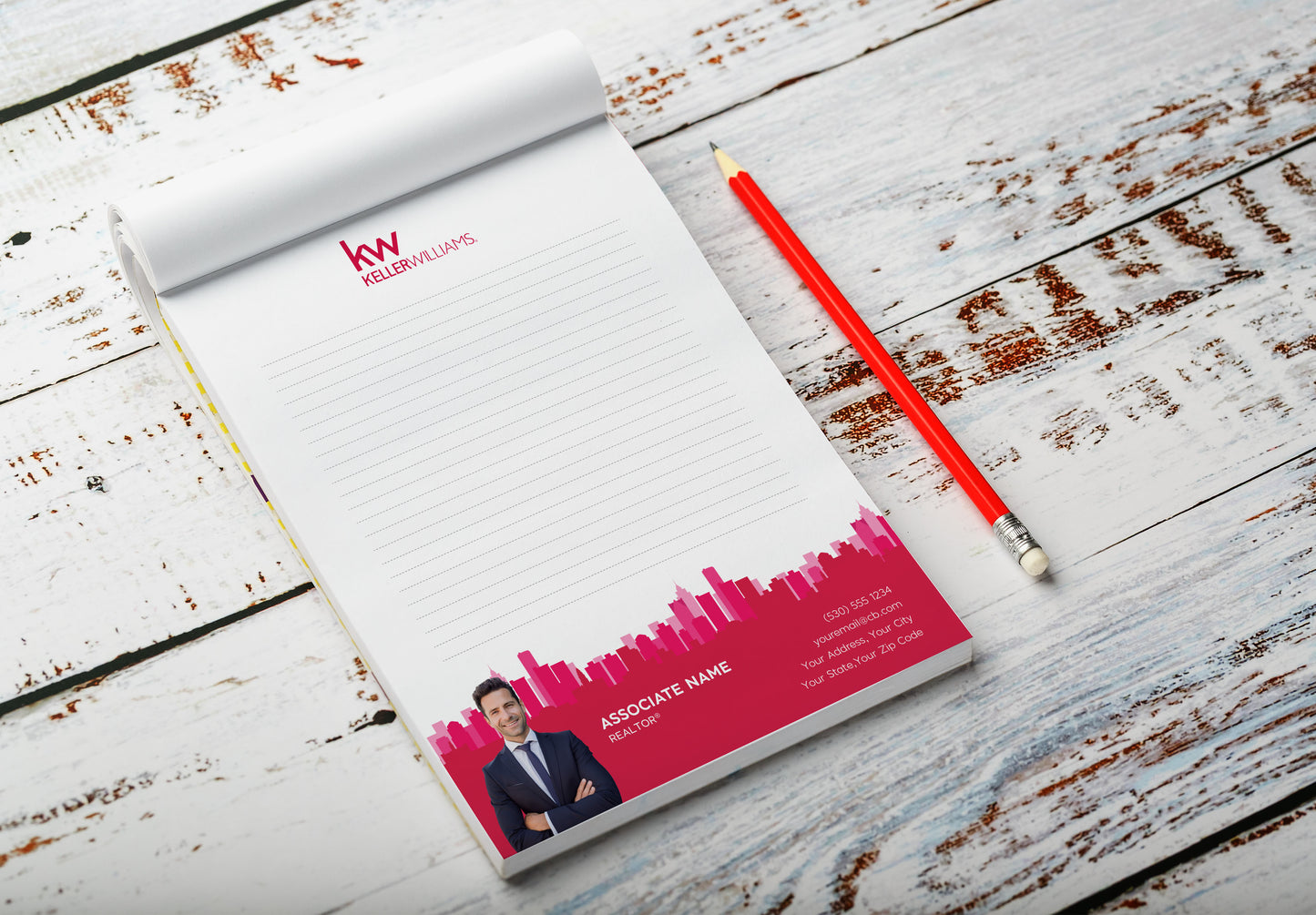 Keller Williams Custom Realtor Notepad