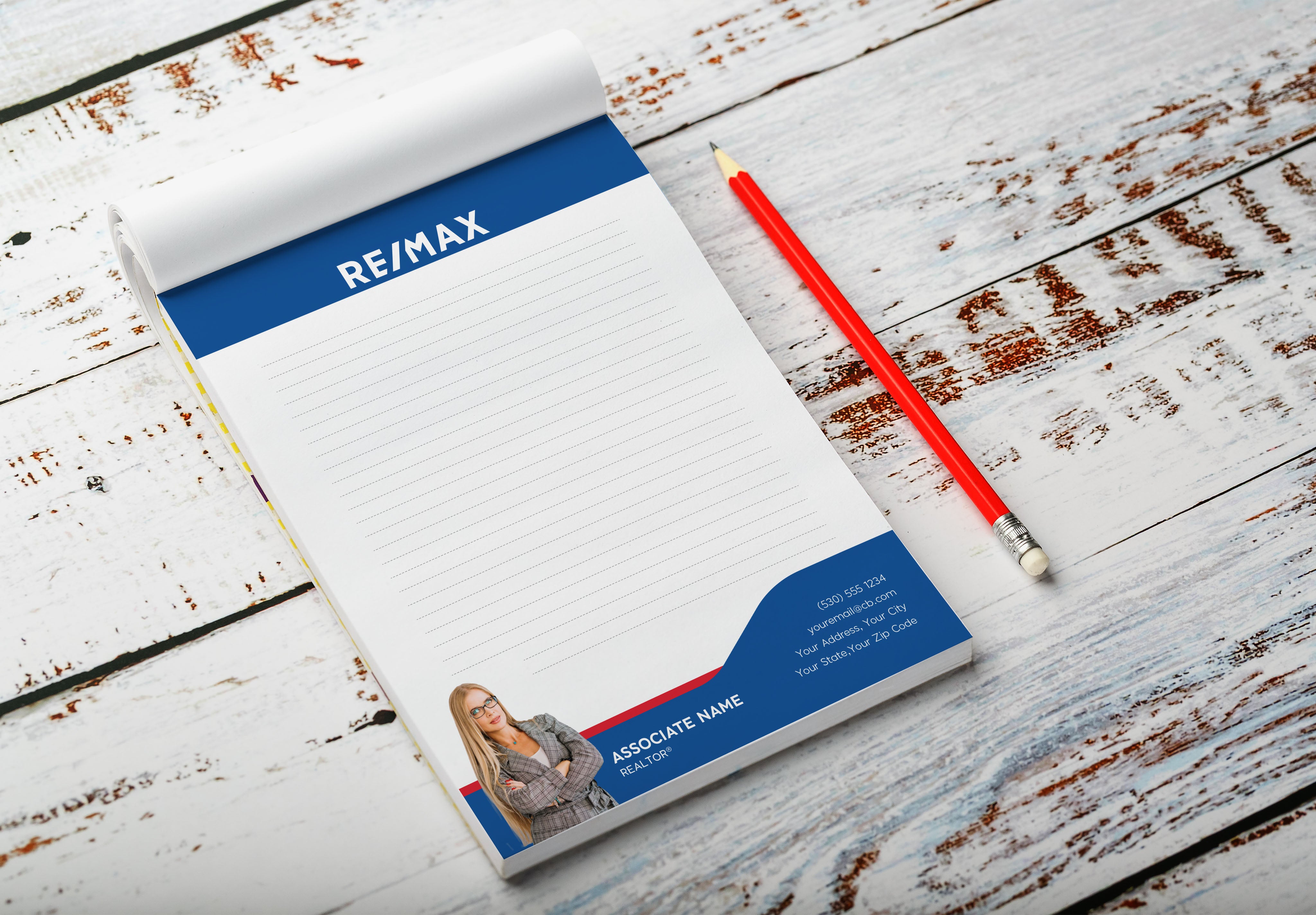 Remax Custom Realtor Notepad