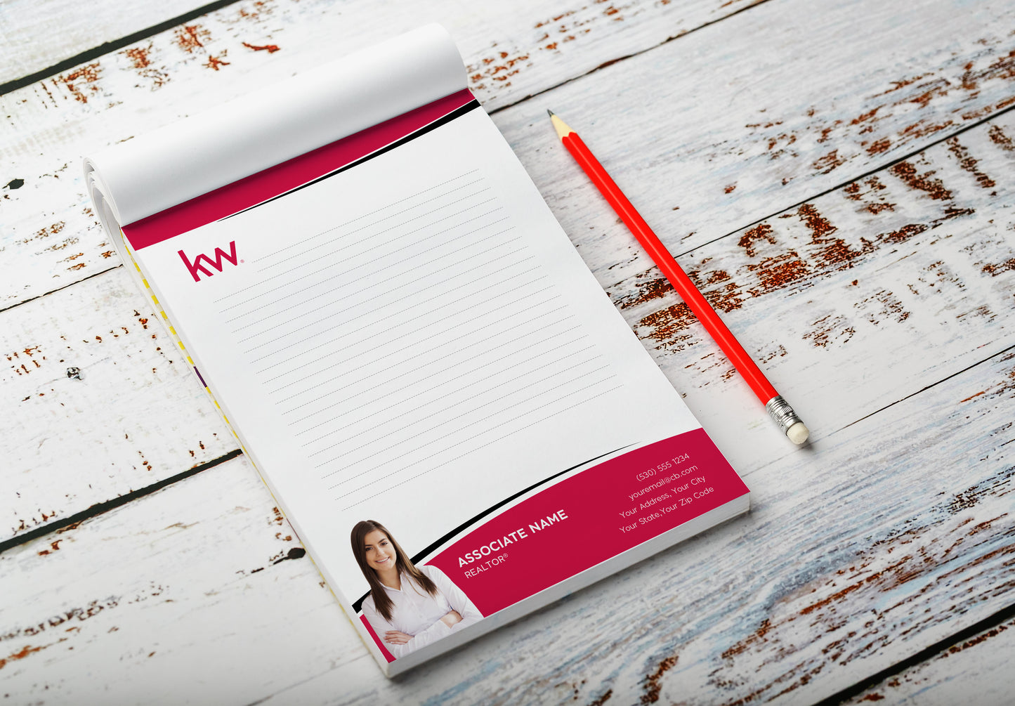Keller Williams Custom Realtor Notepad
