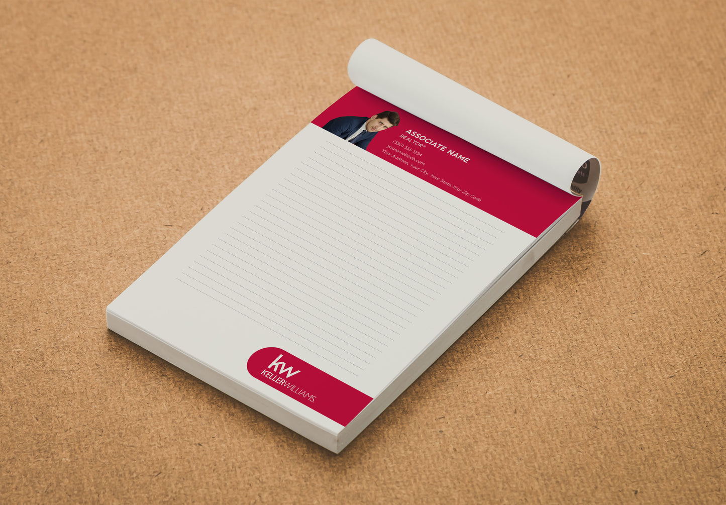 Keller Williams Custom Realtor Notepad