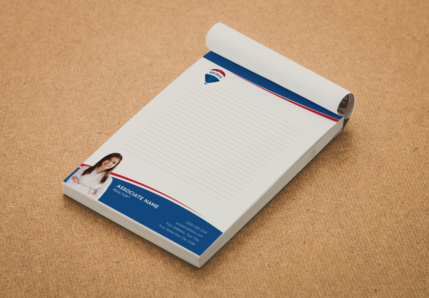 Remax Custom Realtor Notepad