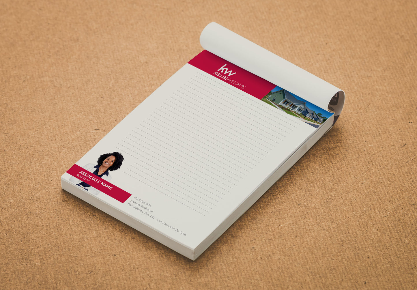 Keller Williams Custom Realtor Notepad