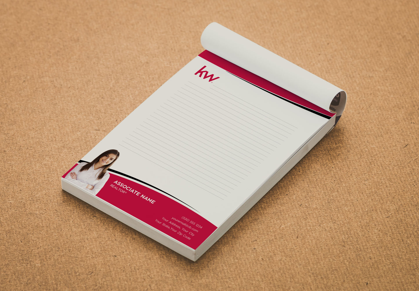 Keller Williams Custom Realtor Notepad