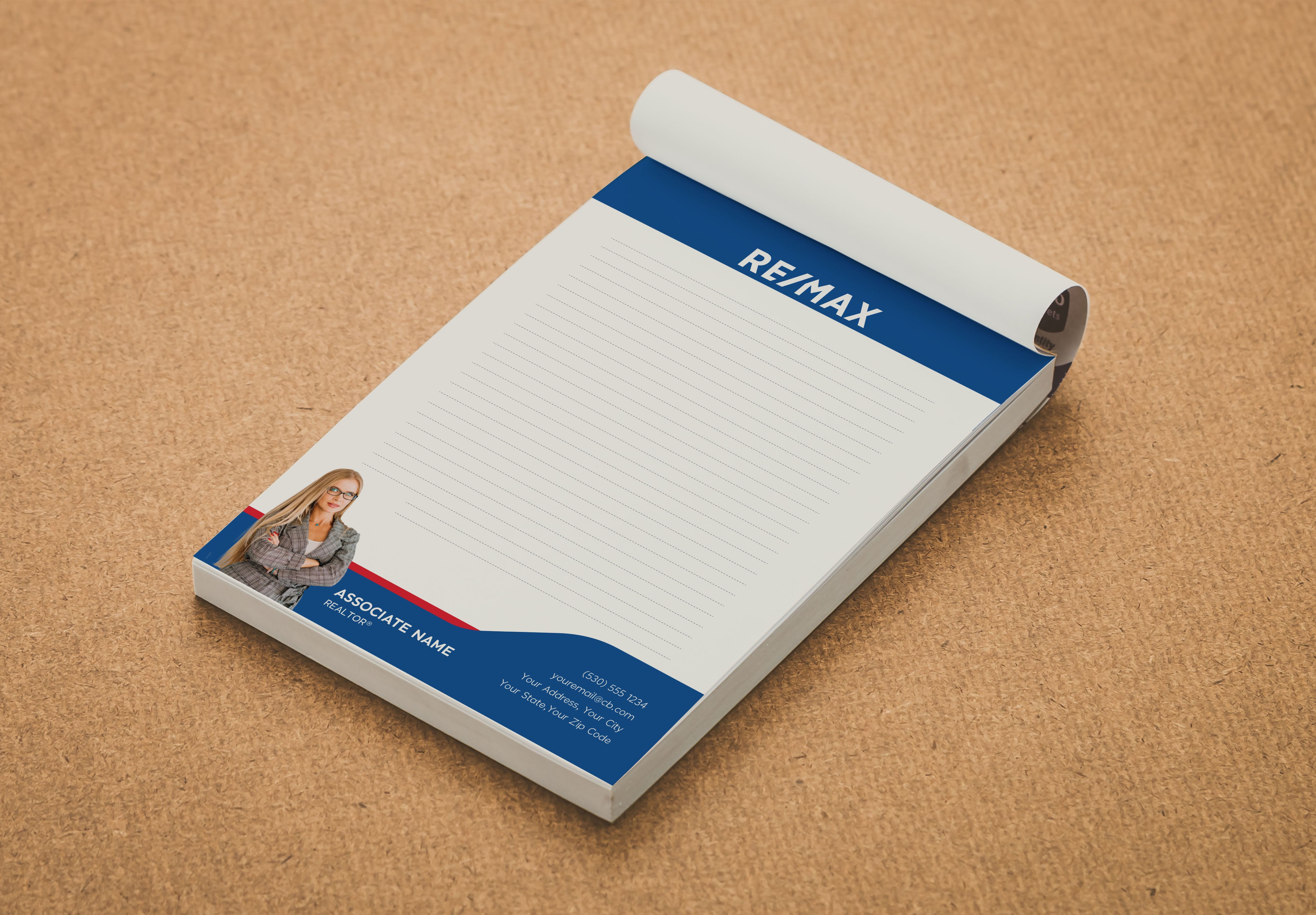 Remax Custom Realtor Notepad