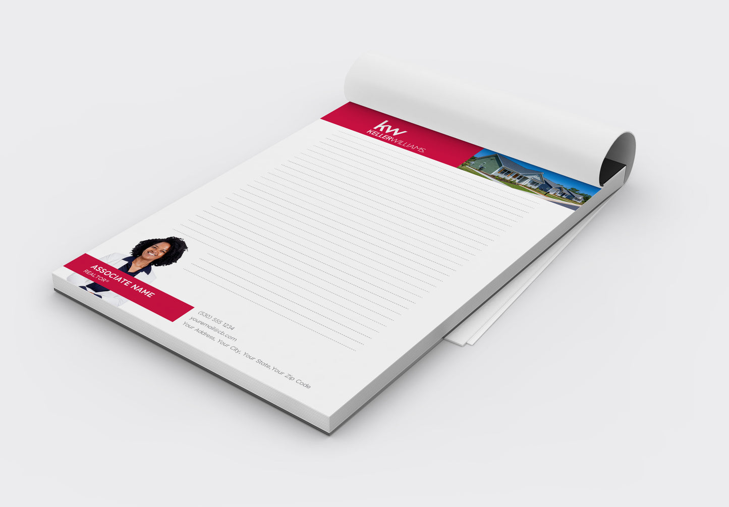 Keller Williams Custom Realtor Notepad