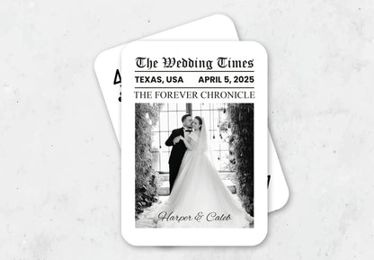 Wedding Guestbook |  Custom  |  Playing Cards