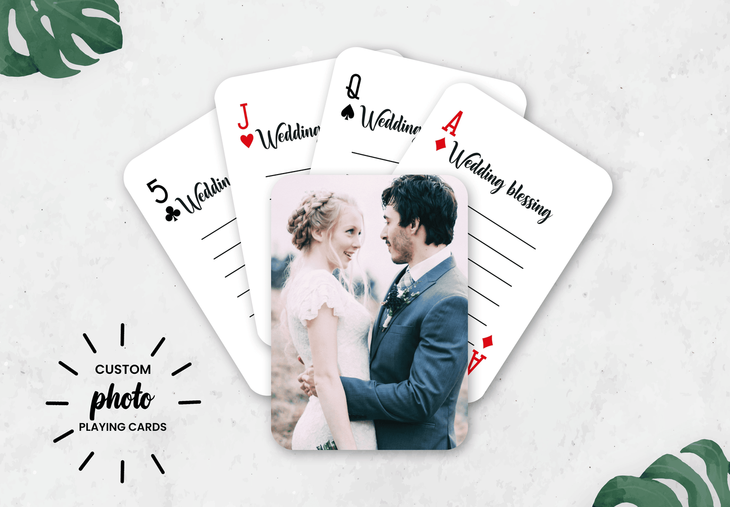 Wedding Guestbook |  Custom  |  Playing Cards