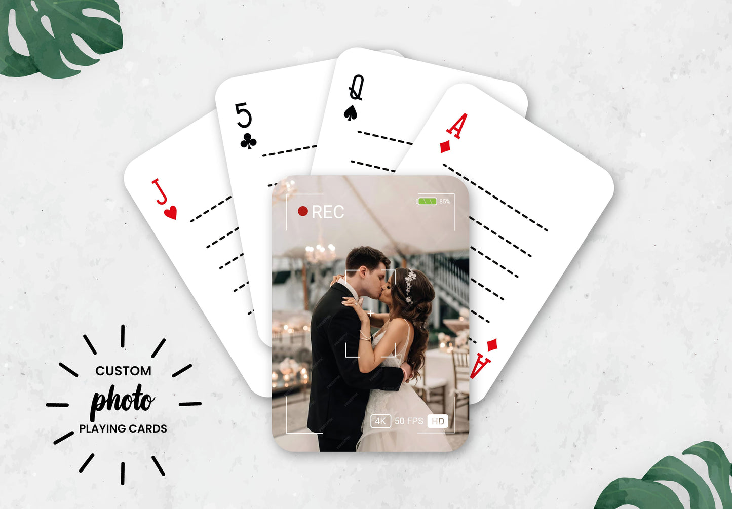 Wedding Guestbook |  Custom  |  Playing Cards