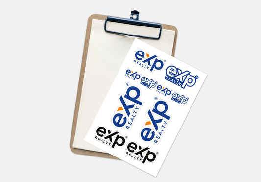 eXp Realty Stickers Sheet for Laptops | Notebooks | Folders | eXp Realty Sticker Sheet | eXp Real Estate Stickers| eXp Realty Sticker