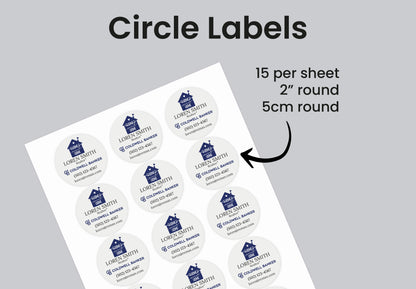 Labels  | Coldwell Banker | Thank You Stickers