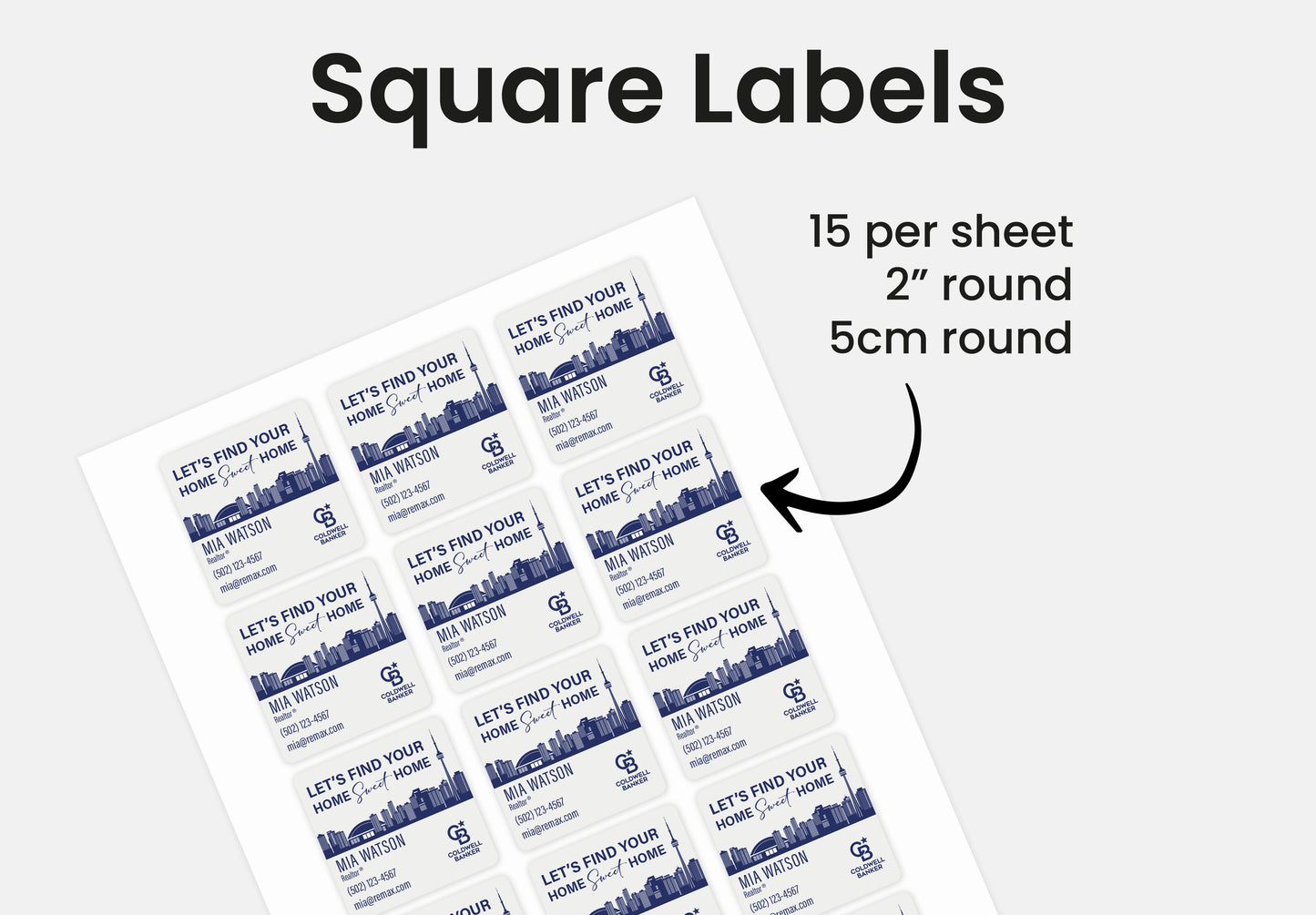 Labels  | Coldwell Banker | Thank You Stickers
