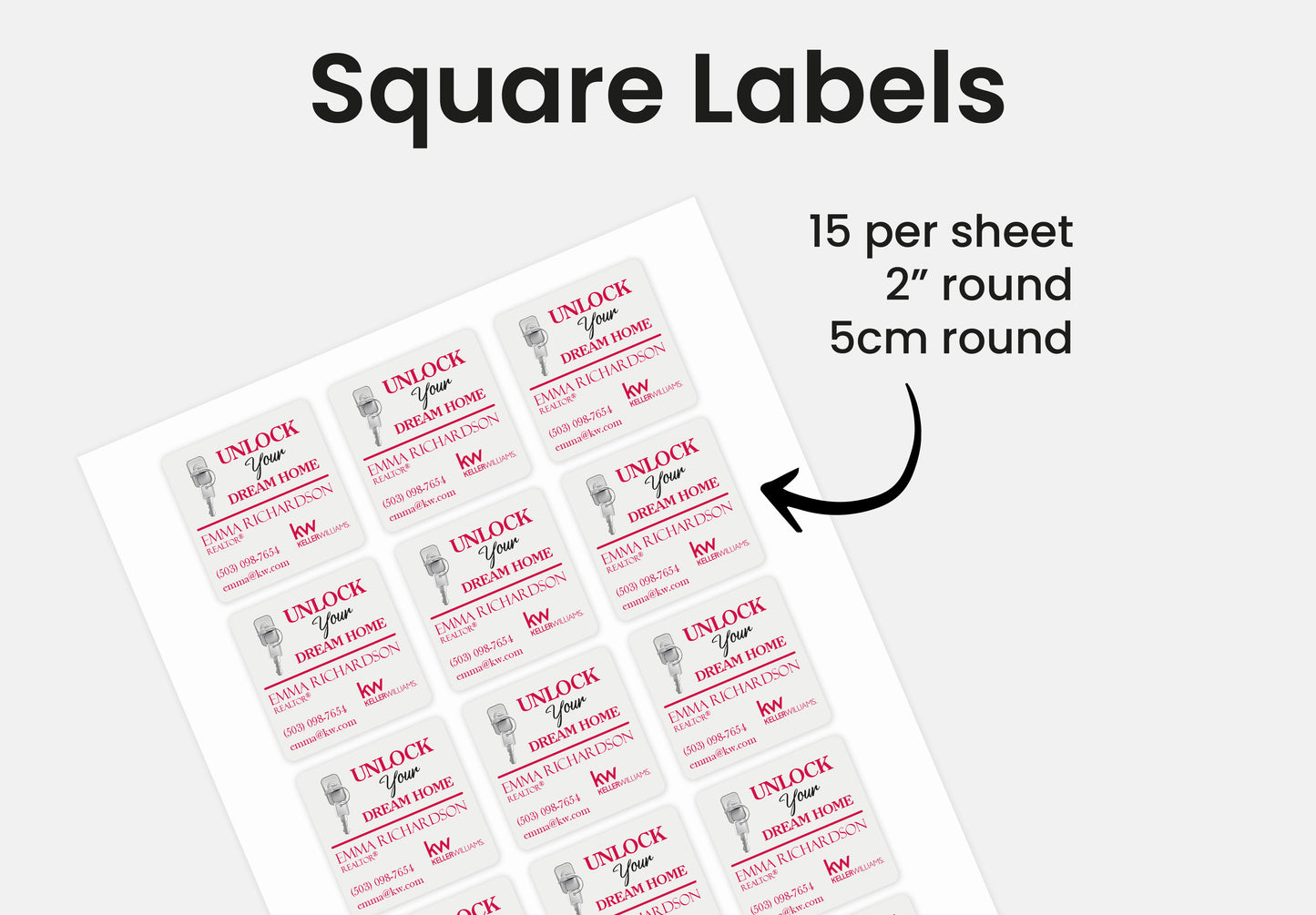 Labels  | Keller Williams | Thank You Stickers