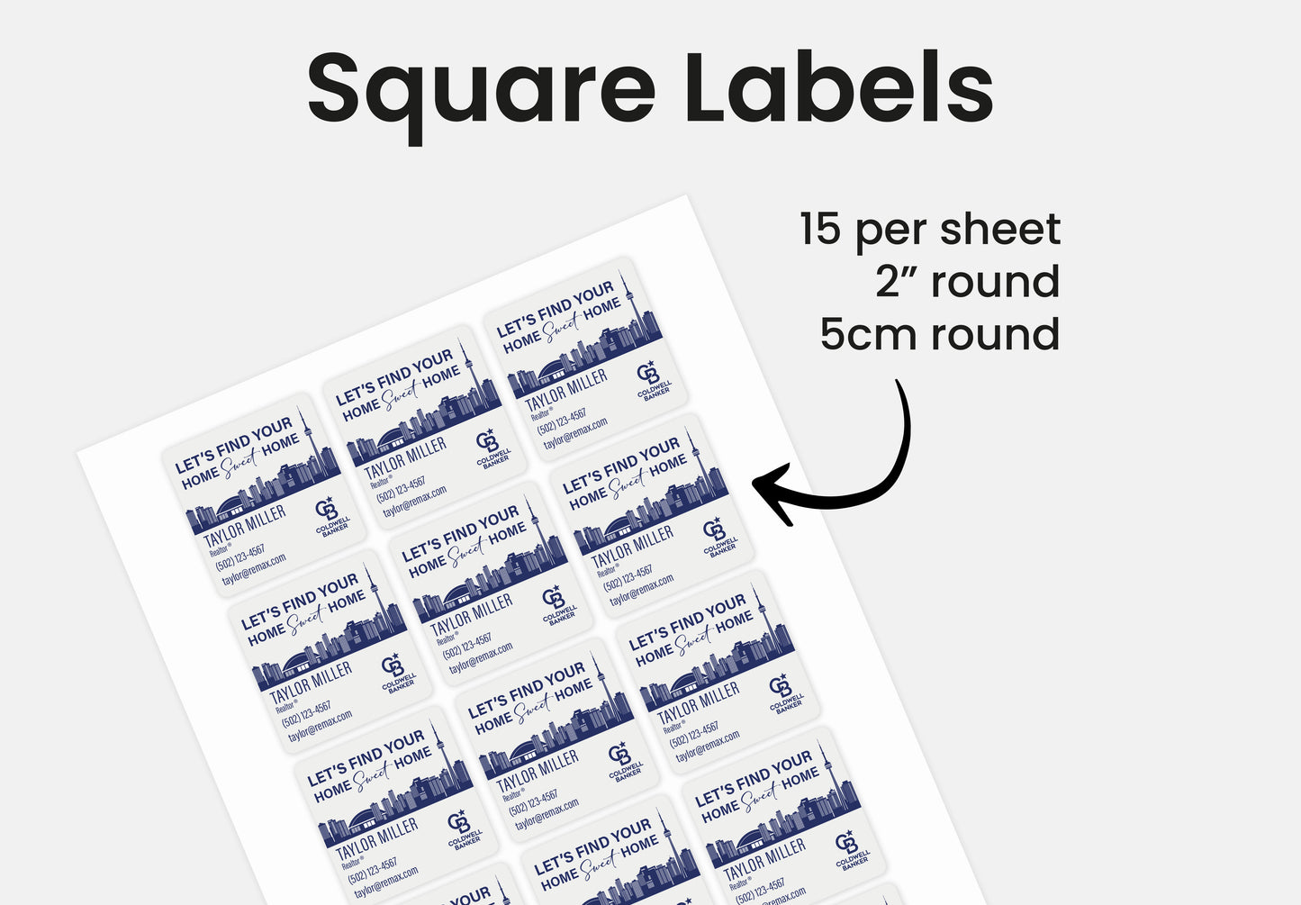 Labels  | Coldwell Banker | Thank You Stickers