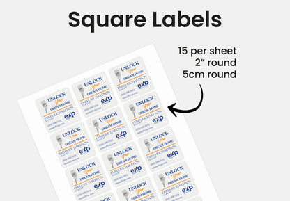 Labels  | eXp Realty | Thank You Stickers