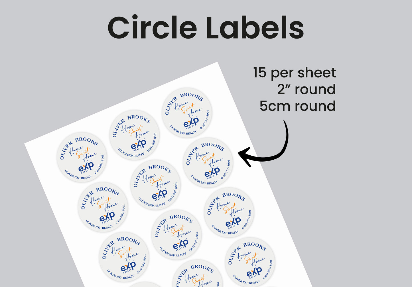 Labels  | eXp Realty | Thank You Stickers