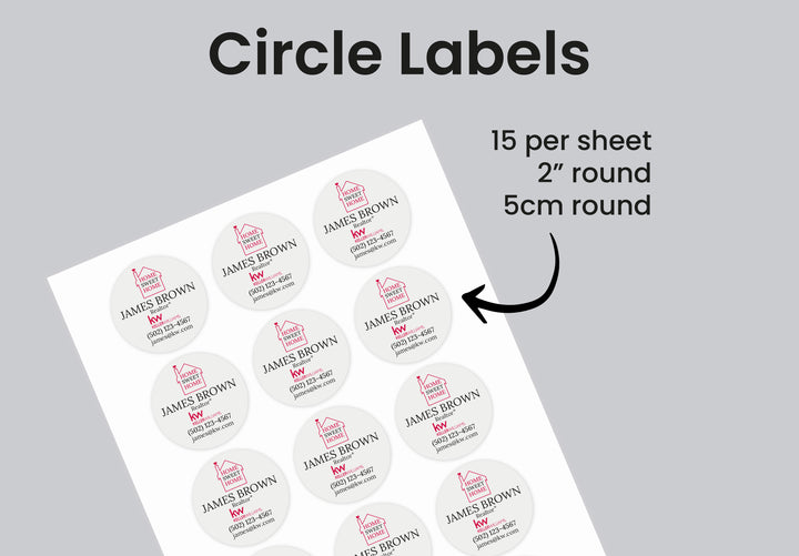 Labels  | Keller Williams | Thank You Stickers
