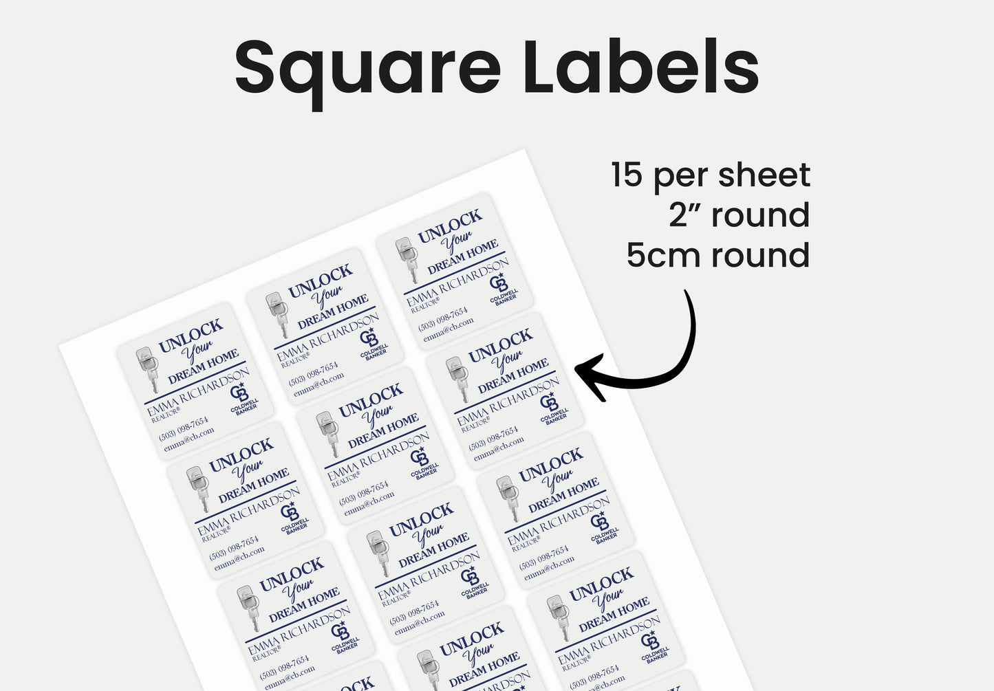 Labels  | Coldwell Banker | Thank You Stickers