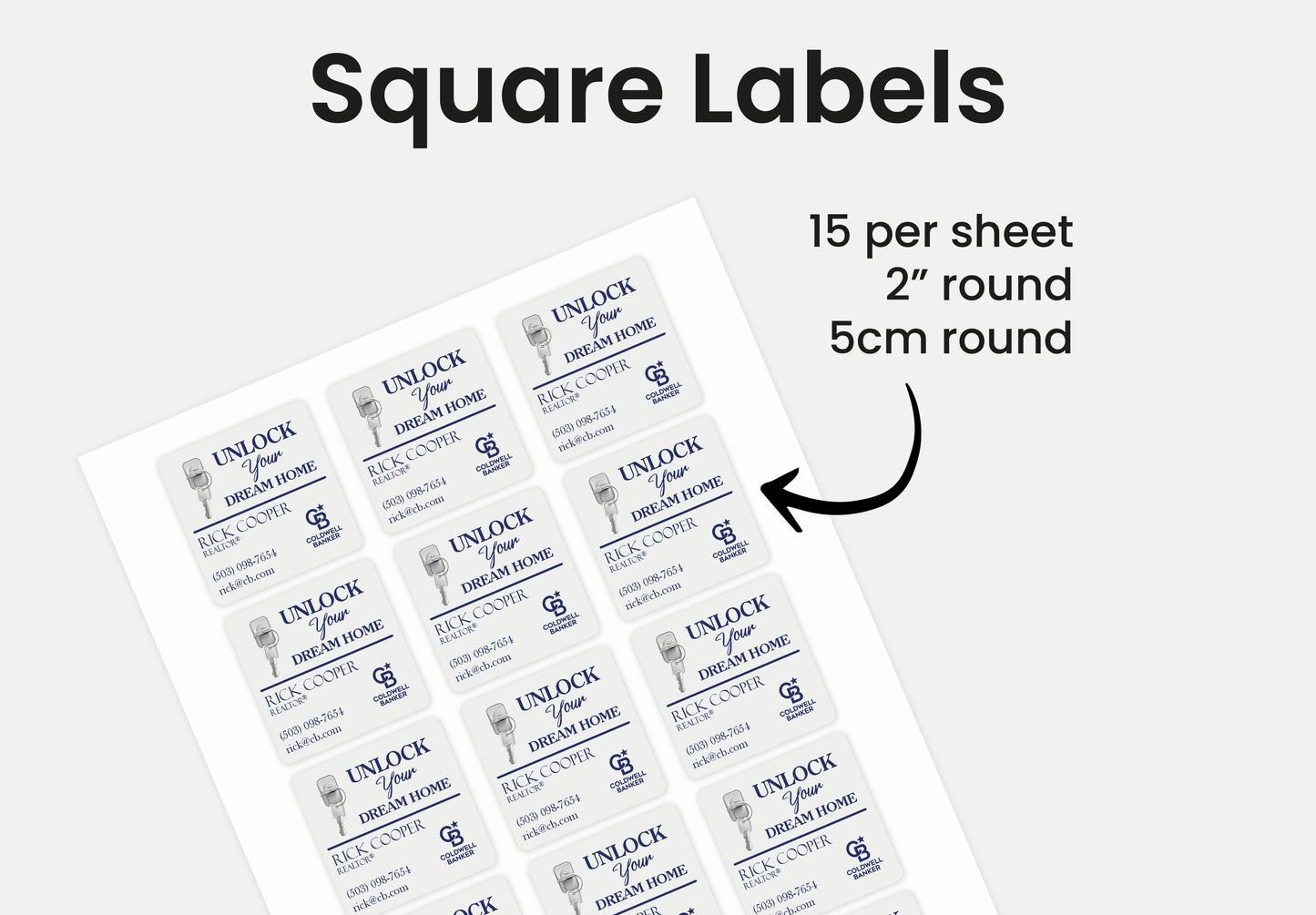 Labels  | eXp Realty | Thank You Stickers