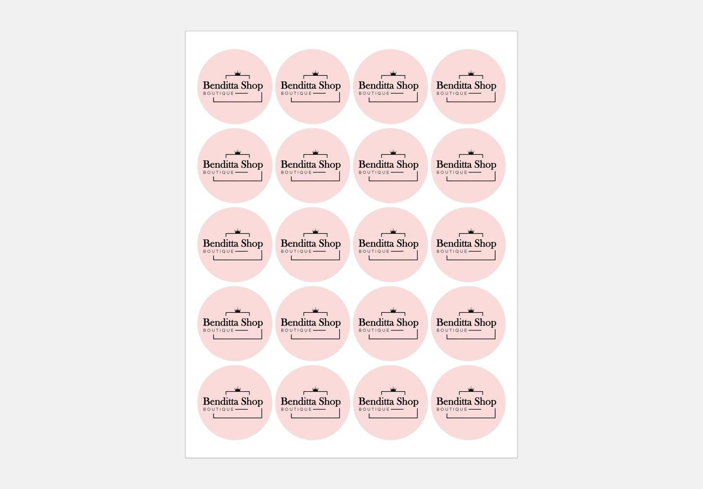 Round Logo Stickers | Custom Business Labels | Circle Branding Stickers | Stickers Size Options| personalized label stickers