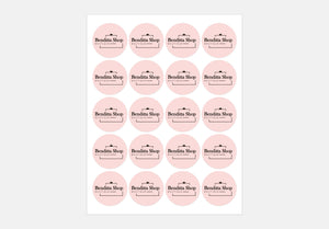 Round Logo Stickers | Custom Business Labels | Circle Branding Stickers | Stickers Size Options| personalized label stickers