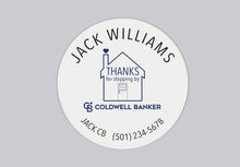 Load image into Gallery viewer, Coldwell Banker Stickers | Custom Realtor | Personalized Business Sticker | Happy Mail Sticker | Small Shop Sticker | Thank you Stickers
