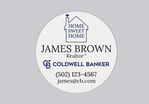 Coldwell Banker Stickers | Custom Realtor | Personalized Business Sticker | Happy Mail Sticker | Small Shop Sticker | Thank you Stickers