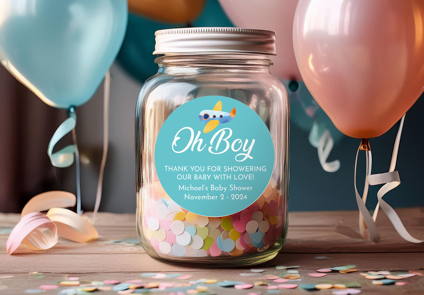 Baby Shower Thank You Stickers