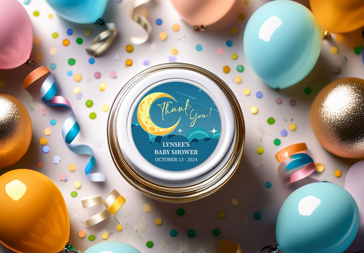 Baby Shower Thank You Stickers