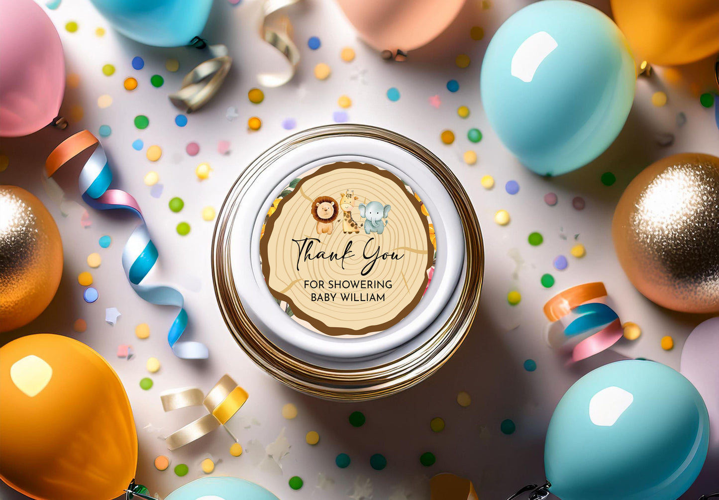 Baby Shower Thank You Stickers