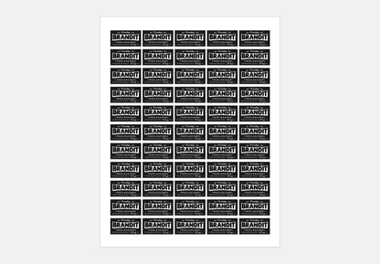 Round Logo Stickers | Custom Business Labels | Circle Branding Stickers | Stickers Size Options| personalized label stickers