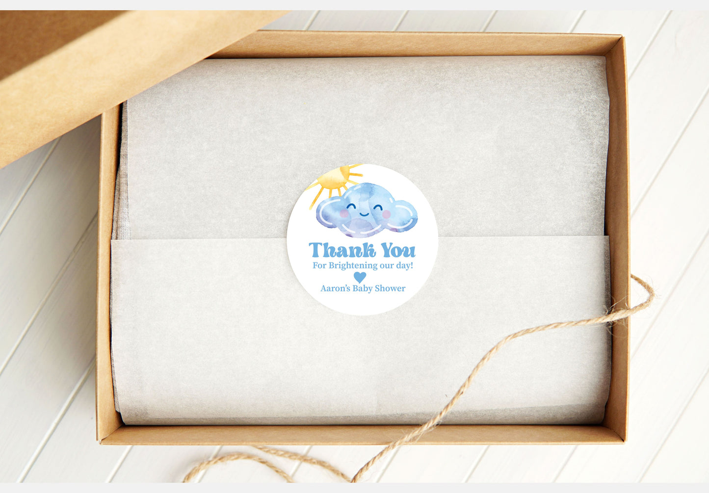 Baby Shower Thank You Stickers