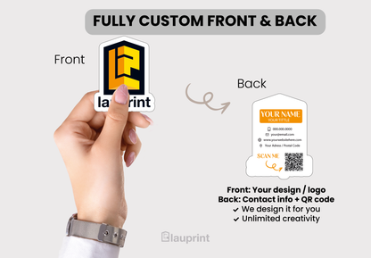 Die Cut Custom Business Cards - Lauprint